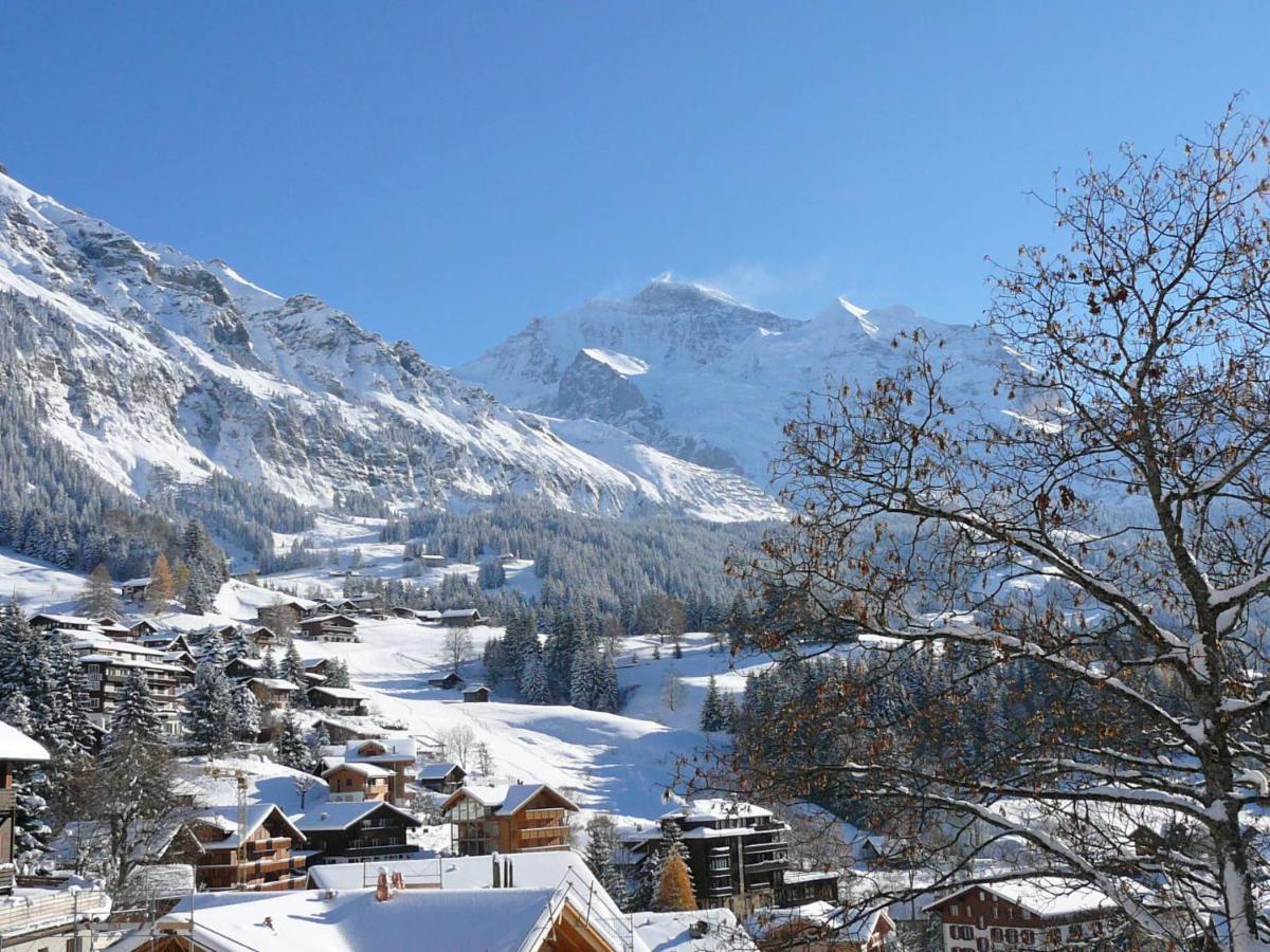Apartment Rose Studio Y By Interhome Wengen Bagian luar foto