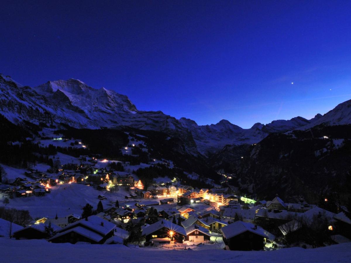 Apartment Rose Studio Y By Interhome Wengen Bagian luar foto