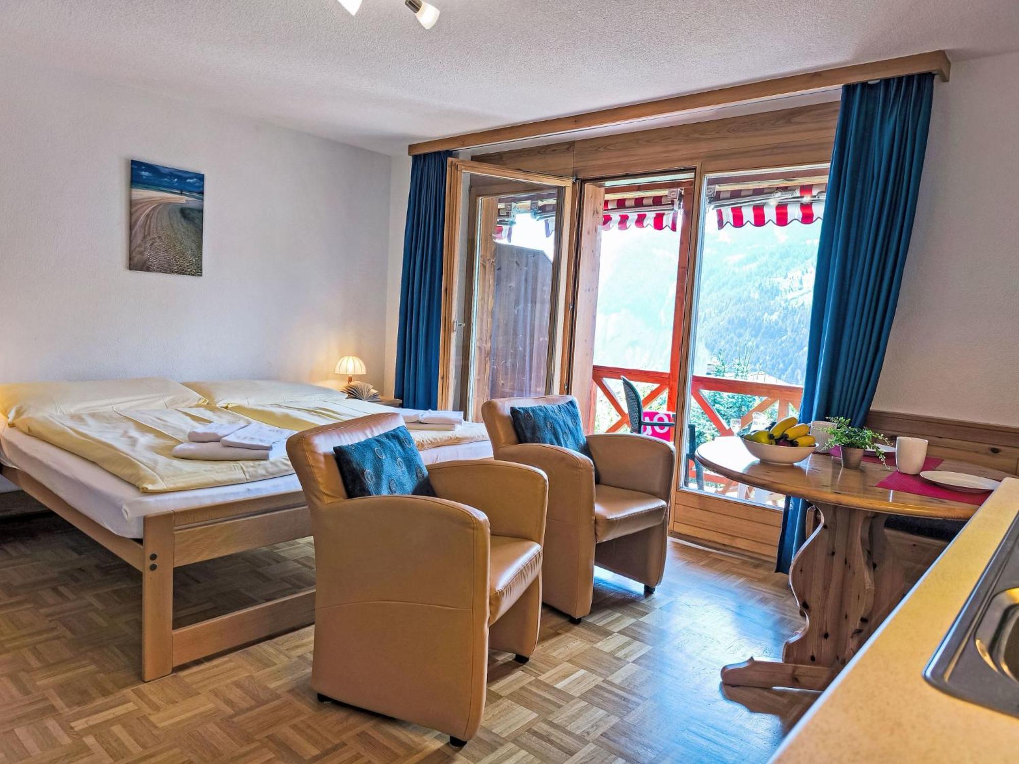 Apartment Rose Studio Y By Interhome Wengen Bagian luar foto