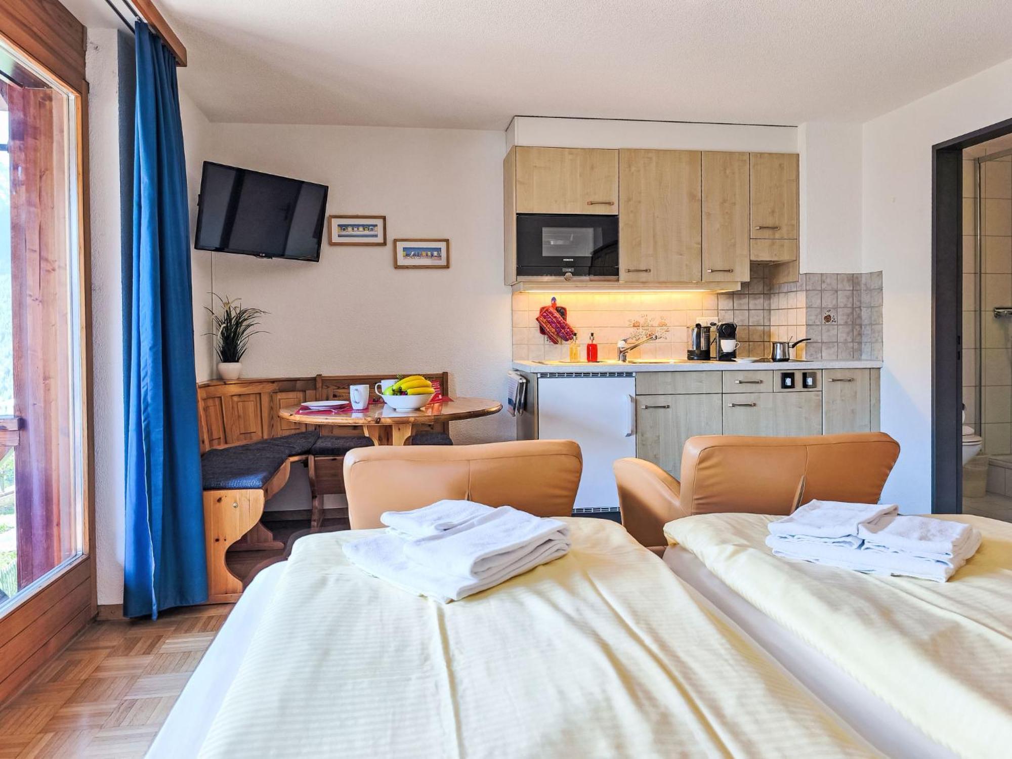 Apartment Rose Studio Y By Interhome Wengen Bagian luar foto