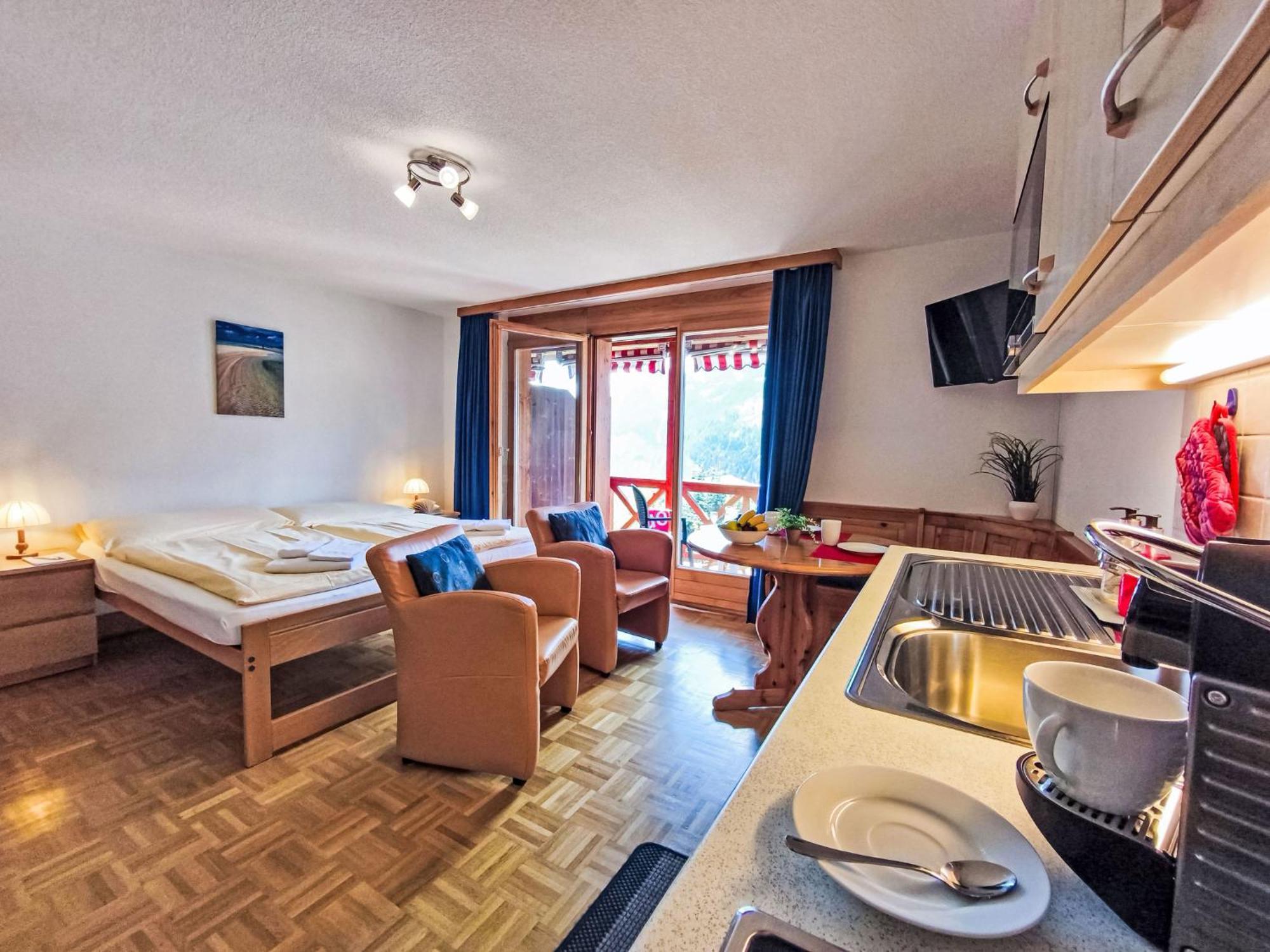 Apartment Rose Studio Y By Interhome Wengen Bagian luar foto
